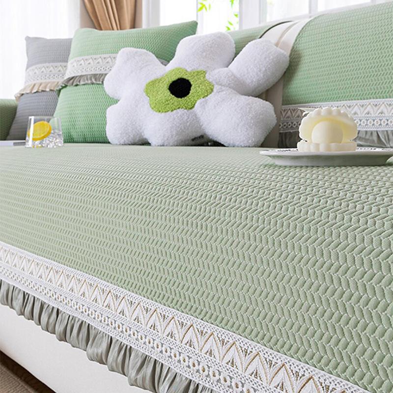 Cool Doudou Sofa Cushion, Light Luxury In Summer, Modern High-End Sofa Cover, Non-Slip Mat, Seat Cushion, Backrest Cover