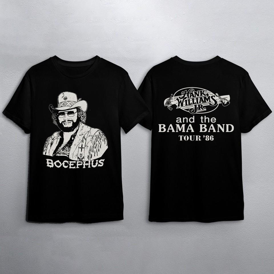 Футболка Hank Williams Jr Bocephus Tour Винтажный стиль Подарок для фаната Все размеры S-5XL