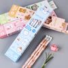 Набор из 10 графитовых карандашей Корейские Каваи Канцелярские карандаши для детей Школьное письмо Рисование Художественные принадлежности