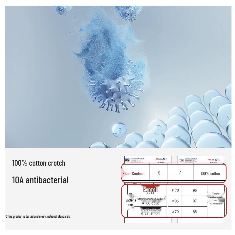 Мужские боксеры-брифы Yalu из хлопка класса А с антибактериальным эффектом, 4 шт.