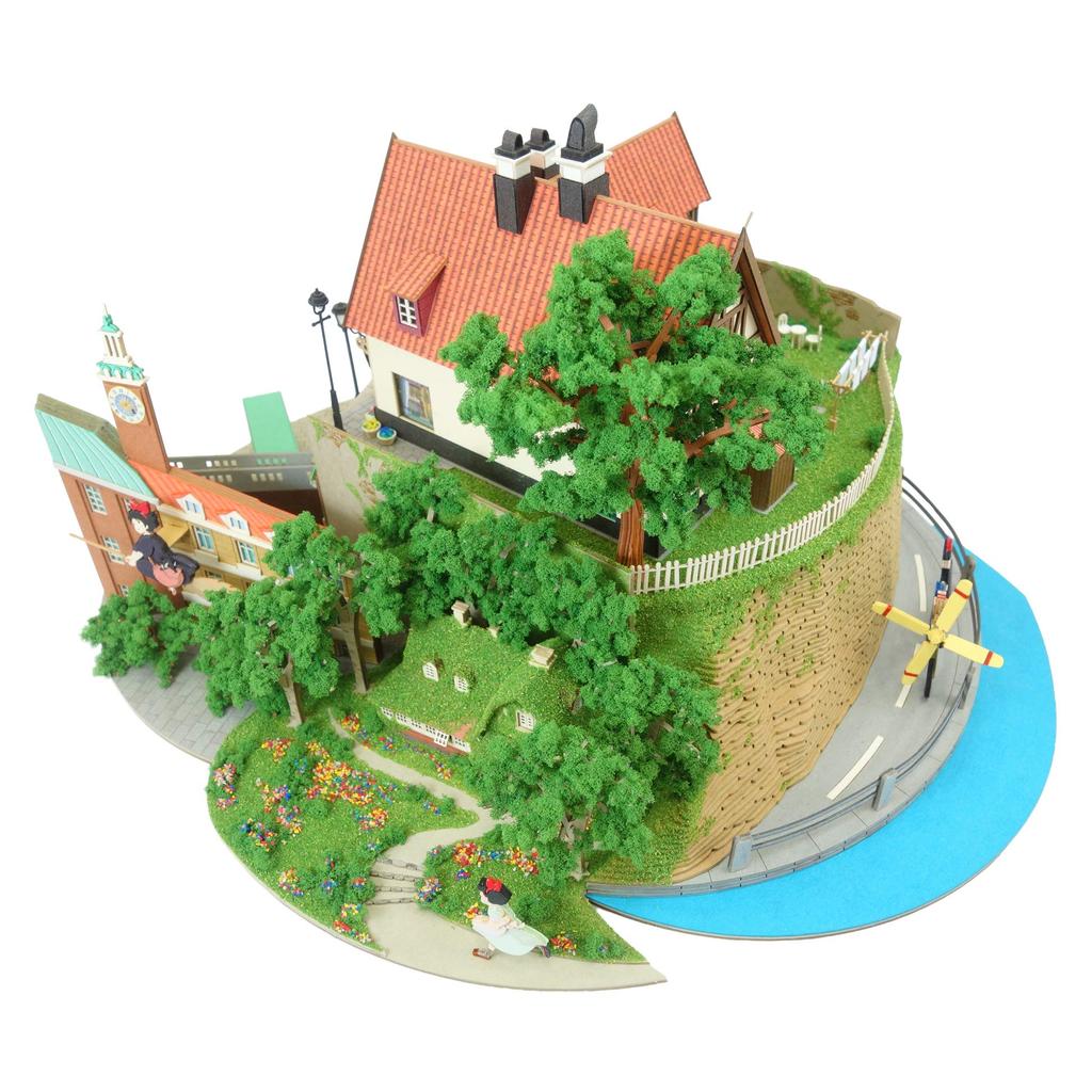 Sankei Studio Ghibli Series Delivery Service Diorama Paper Craft Kiki's MP07-37