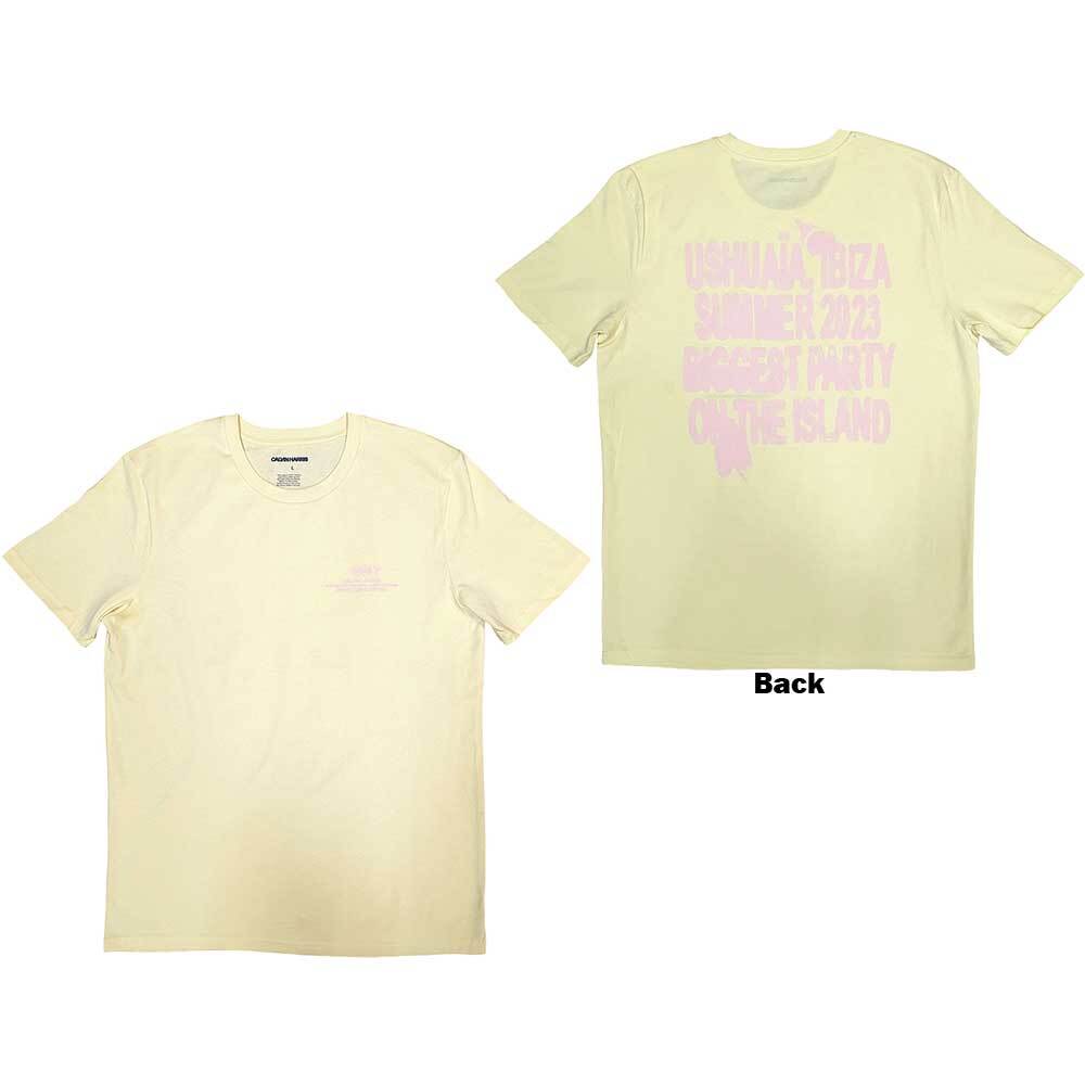 Calvin Harris Summer '23 T-Shirt Yellow New Unisex T-Shirt