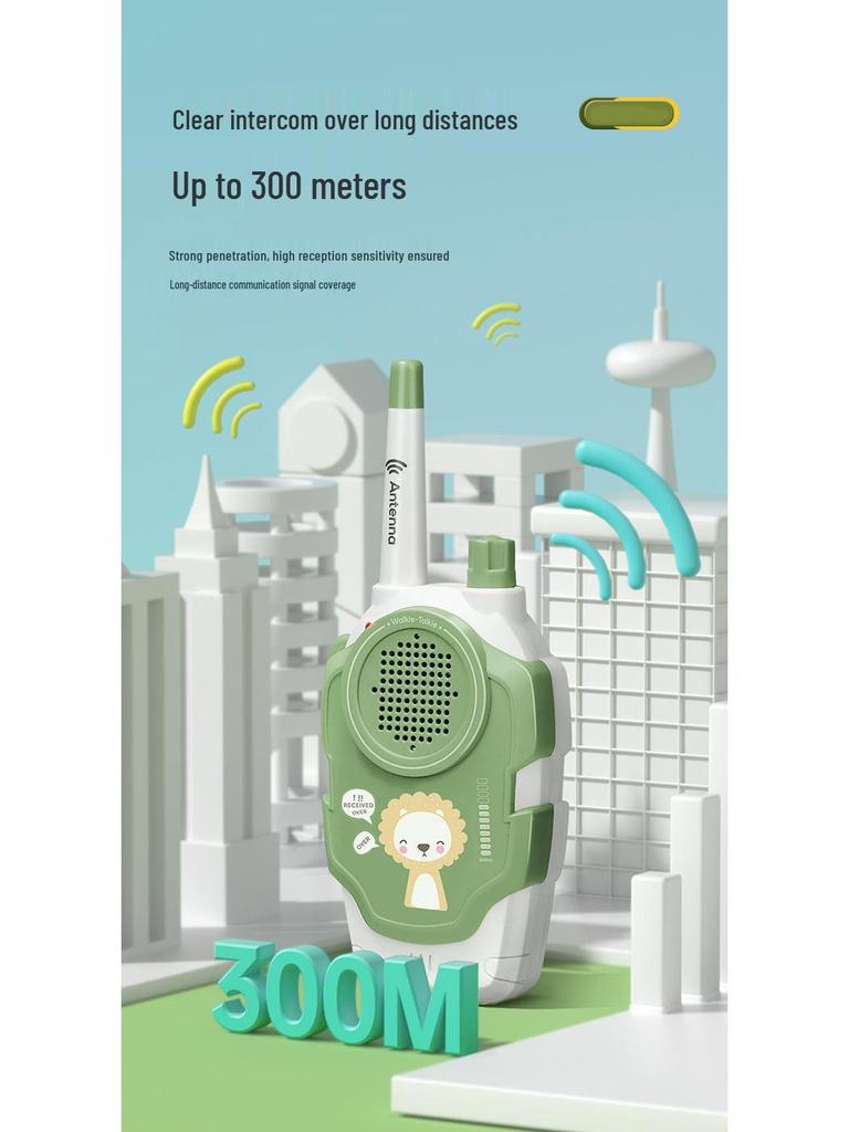 Детский набор раций: Интерактивные беспроводные игрушки для звонков для родителей и детей, умная уличная связь.