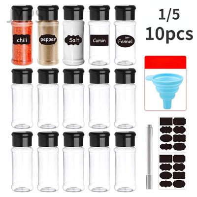 1/5/10/банка для специй, шейкер для соли и перца, банка для приправ, банка для специй, приправа для барбекю, кухонный гаджет, инструмент