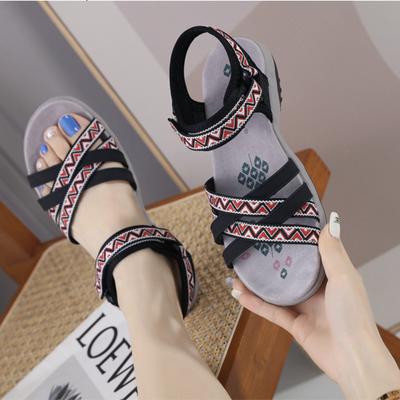 Модные спортивные сандалии для отдыха, женские, новые летние спортивные с открытым носком, удобные, нескользящие, легкие, повседневные, сандалии на мягкой подошве, женская обувь