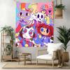 Digital Circus Wall Decor Tapestry Art For Pet Memorial Birthdaywedding Party Backdrop Family Gift