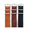 Solid Color Watch Strap PU Leather Wristband Replacement Classic Watch Band  Casual Wear