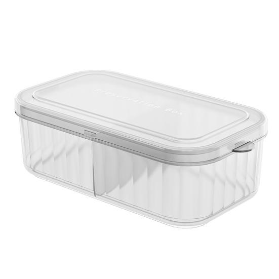 Контейнеры для хранения фруктов и овощей в холодильнике с регулируемым вентиляционным отверстием Съемная корзина Коробка для овощей и фруктов без бисфенола-А для хранения закусок