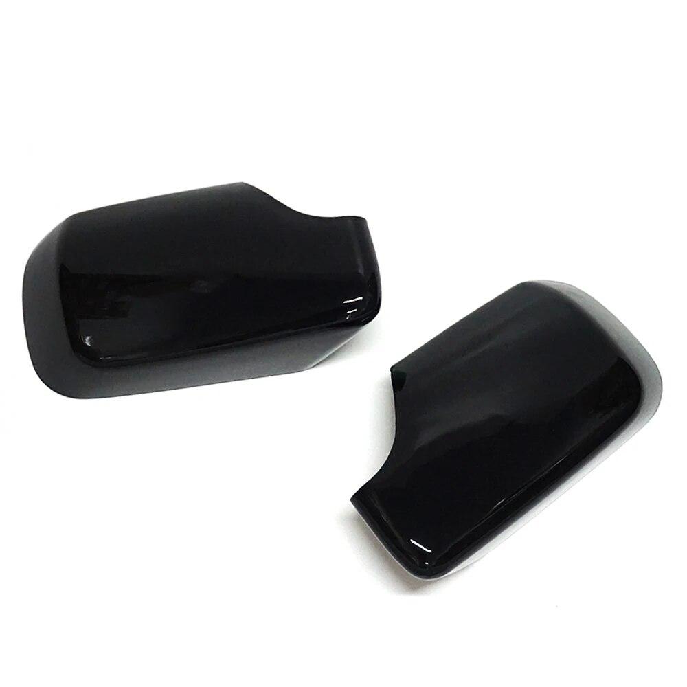 Автомобильный чехол на зеркало заднего вида из углеродного волокна, черный для BMW 3 серии E46 E39 316i 318i 318d 320d 320i 323i 325i 328i 330d 330i 98-05