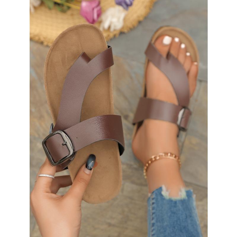 Тапочки с набором носков женские летние новые пряжки для ремня простые пляжные сандалии для отдыха тапочки
