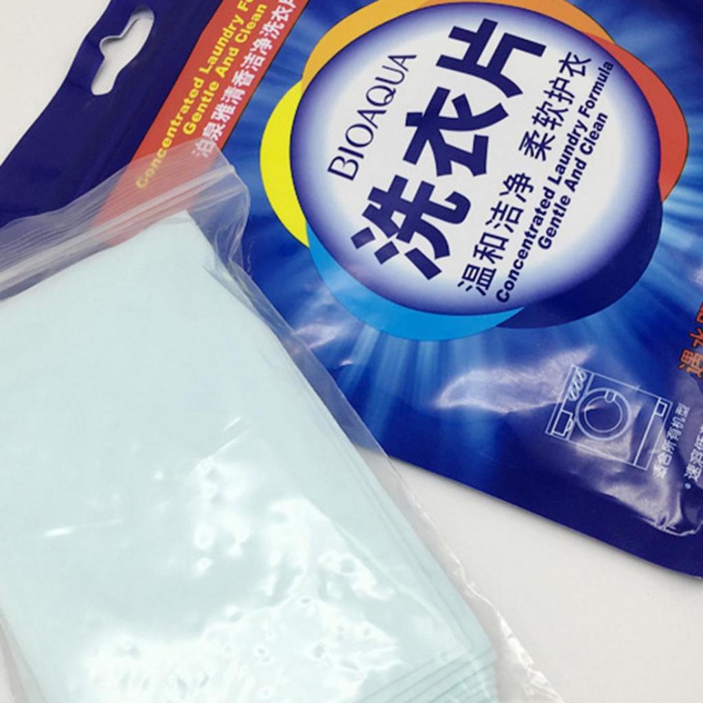 20Pcs/Bag Nano Super Concentrated Laundry Clean Gentle Washing Detergent Sheets