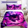 3pcs Pokémon characters pattern bedding set duvet cover set includes duvet cover &pillowcases, perfect all season bedroom decoration & gift