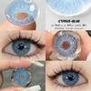 Eyeshare Цветные контактные линзы Синие контактные линзы Коричневые линзы для очков Зеленые контактные линзы Серые натуральные линзы 1 пара