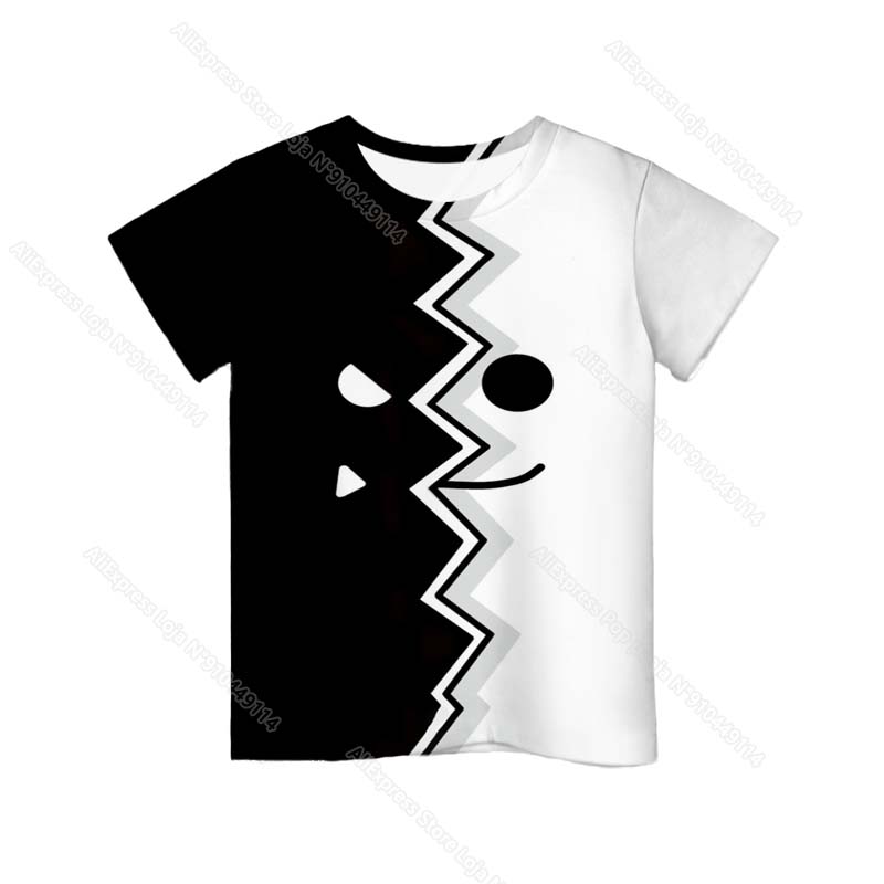 Angry Geometry Dash 3D Print T Shirts Boys Girls Cartoon Anime Tshirts Toddler Kids Game T-shirts Children Tee Tops Camiseta