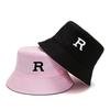 Smiley bucket hat double-sided bucket hat men and women summer student fashion visor basin hat hat