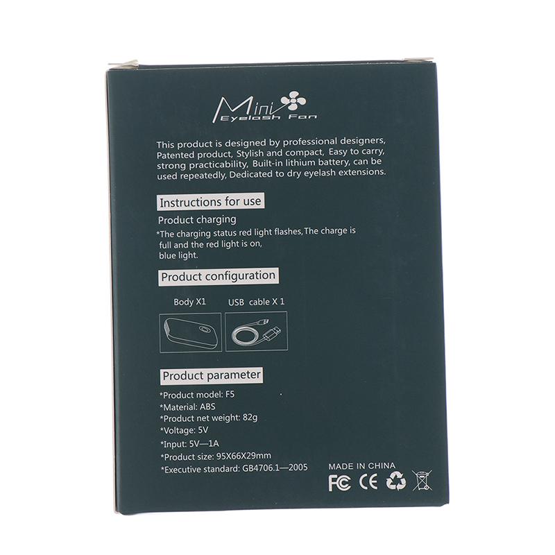 Наращенные ресницы USB зарядка мини фен ручной сильный ветер маленький вентилятор