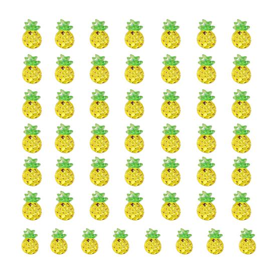 50 шт. подвески для дизайна ногтей из фруктовой смолы подвески для дизайна ногтей Kawaii вишня клубника лимон арбуз виноград персик DIY аксессуары для поделок