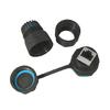 Экранированный M23 RJ45 Cat6 Соединитель-муфта С Легкой Сборкой Для Надежной Гигабитной Передачи Данных