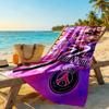 Mbappe Customize Your Name Beach Towel Super Soft Microfiber Quickdry Fabric