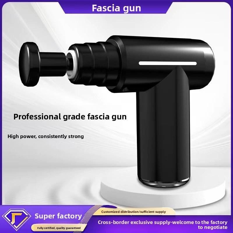 Pistola de masaje muscular de tejido profundo portátil dispositivo de relajación corporal multifunción