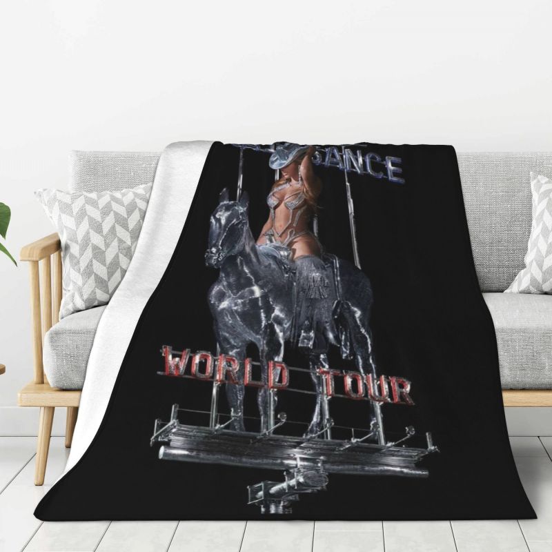 Индивидуальный концертный мерч Бейонсе Бейонсе Постер Плед Мягкий флис Весна Осень Теплые фланелевые пледы Диван Наружная кровать Одеяло