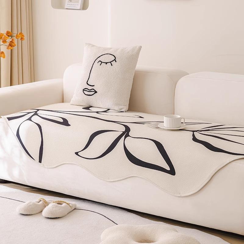 Подушка для дивана неправильной формы, нескользящая, для гостиной, прямой чехол для дивана, полотенце, чехол для дивана