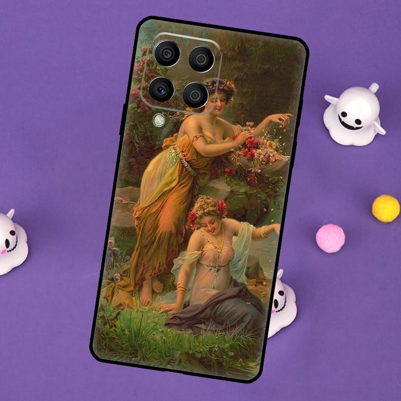 Чехол-обложка с картиной эпохи Возрождения для Samsung Galaxy M11 M51 M31 M33 M13 M23 M53 M15 M55 M14 M34 M54 M20 M32 M52
