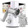 Geedel Slicer Set: Multifunctional Vegetable Slicer with 3 Interchangeable Blades, Radish Grater,