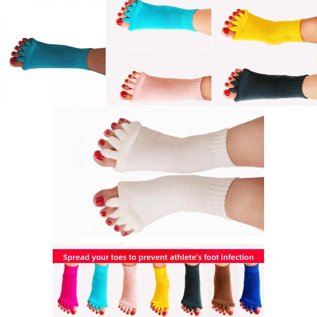 Yoga Breathable Cotton Socks Unisex Pain Relief Toeless Socks For Gym Use Home