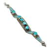 Turquoise Bracelet Bohemian Handmade Nepalese Tibetan Nepali Jewelry 7" NBB 3456