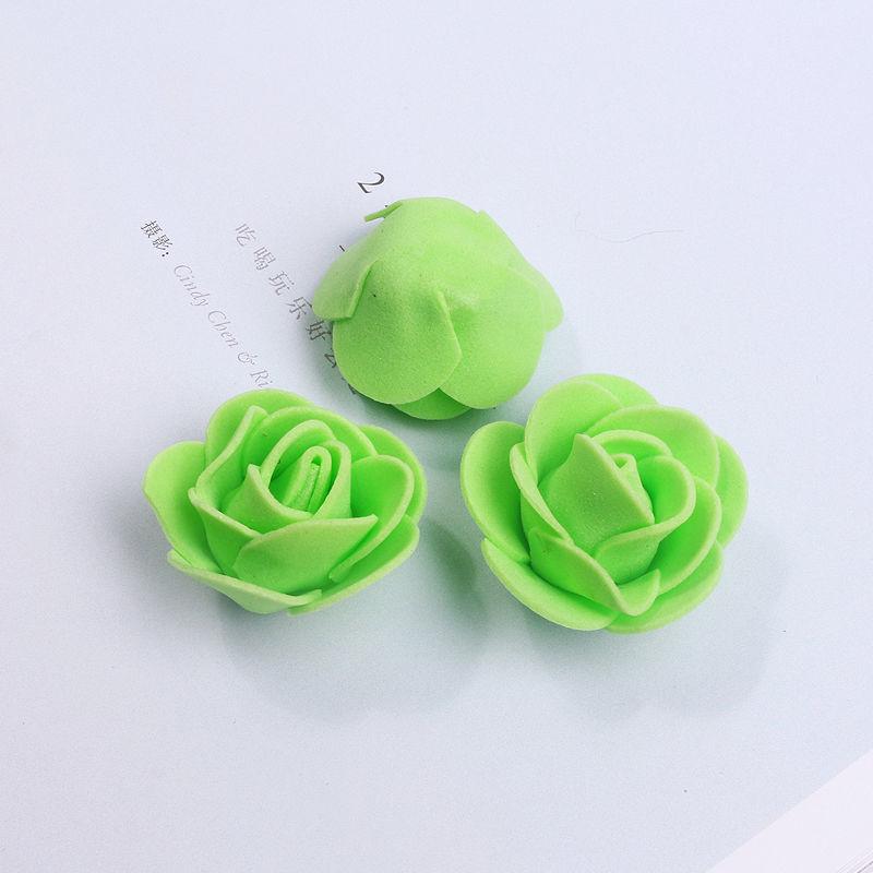 10/50/100 шт. 3 см пенопластовая роза для медведя искусственные цветы Diy подарочная коробка свадебные декоративные рождественские украшения для дома 20 цветов