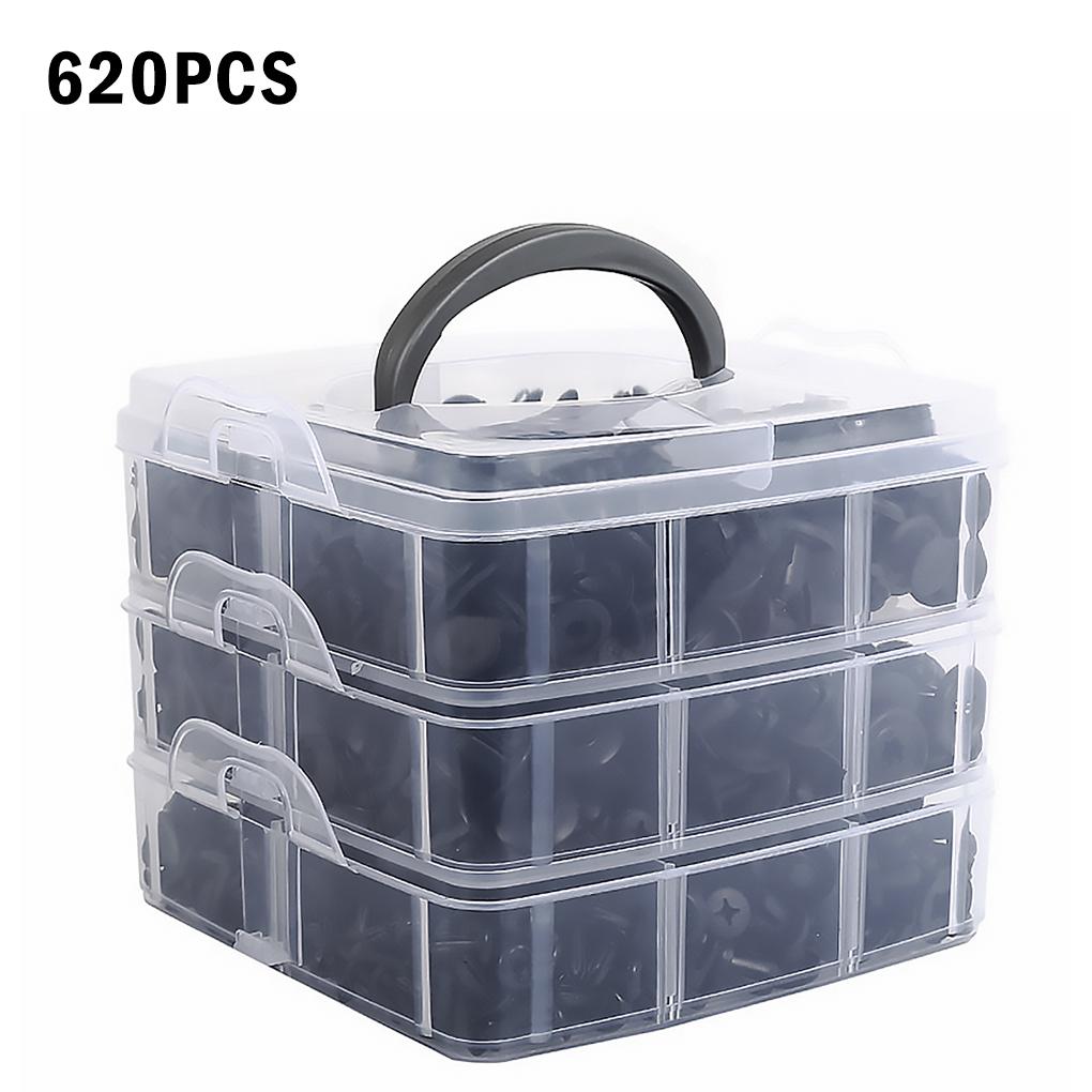 Смешанный комплект автомобильных крепежных зажимов, фиксаторов для кузова автомобиля, заклепок, бампера, дверной обшивки, панели, крепежных элементов с коробкой, автомобильные аксессуары