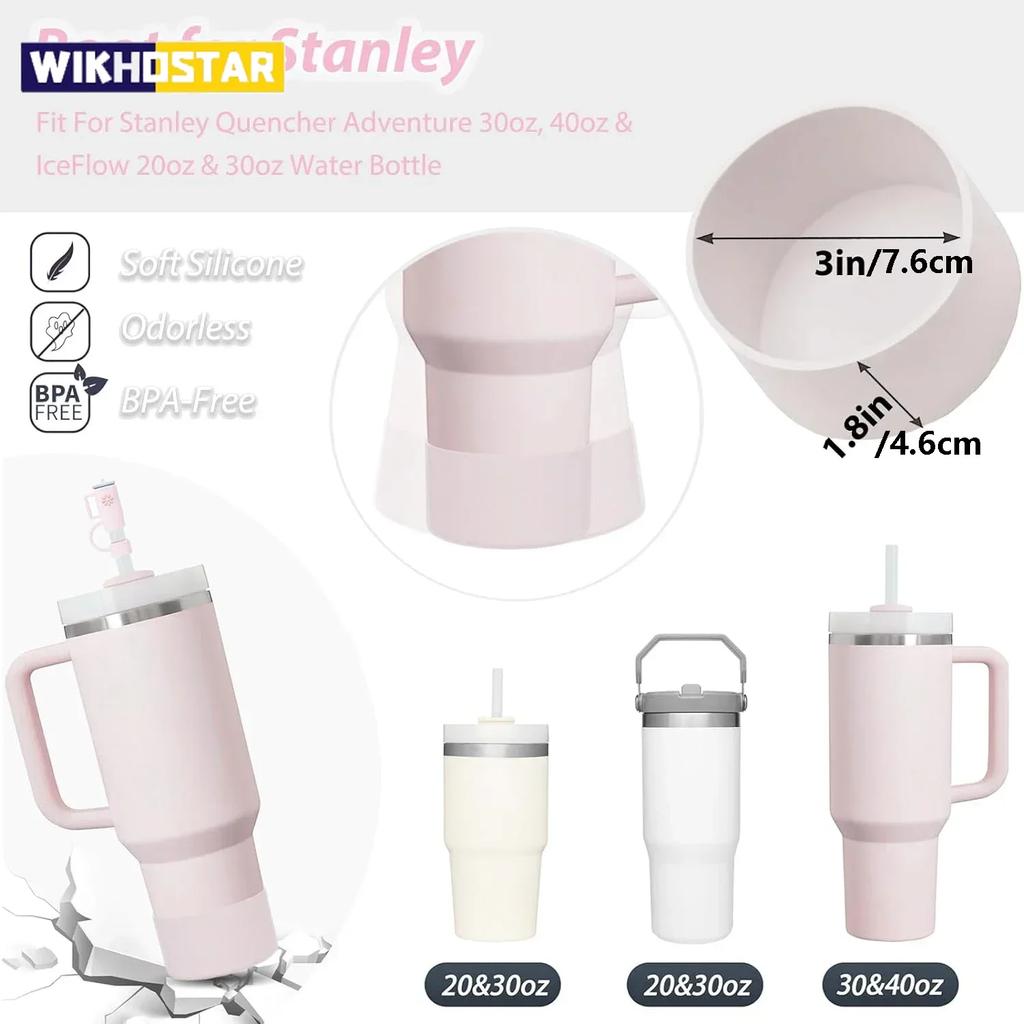 Набор из 9 аксессуаров, плюс 6 силиконовых заглушек, защищающих от проливания, 2 крышки для трубочек диаметром 9-10 мм, 1 чехол для Stanley Cup