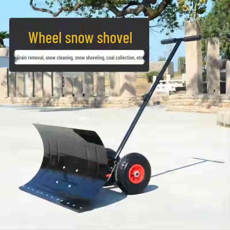 Jinyijie Manual Wheeled Snow Pusher Shovel