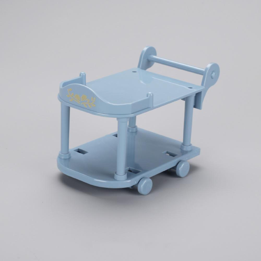 With Food Model Dollhouse Food CartsMini Dinnerware Food and Play Small Food Cart Home Decor