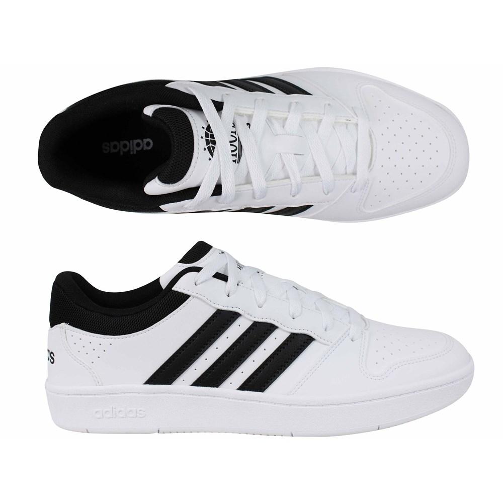 Adidas hoops classic sneakers breathable white