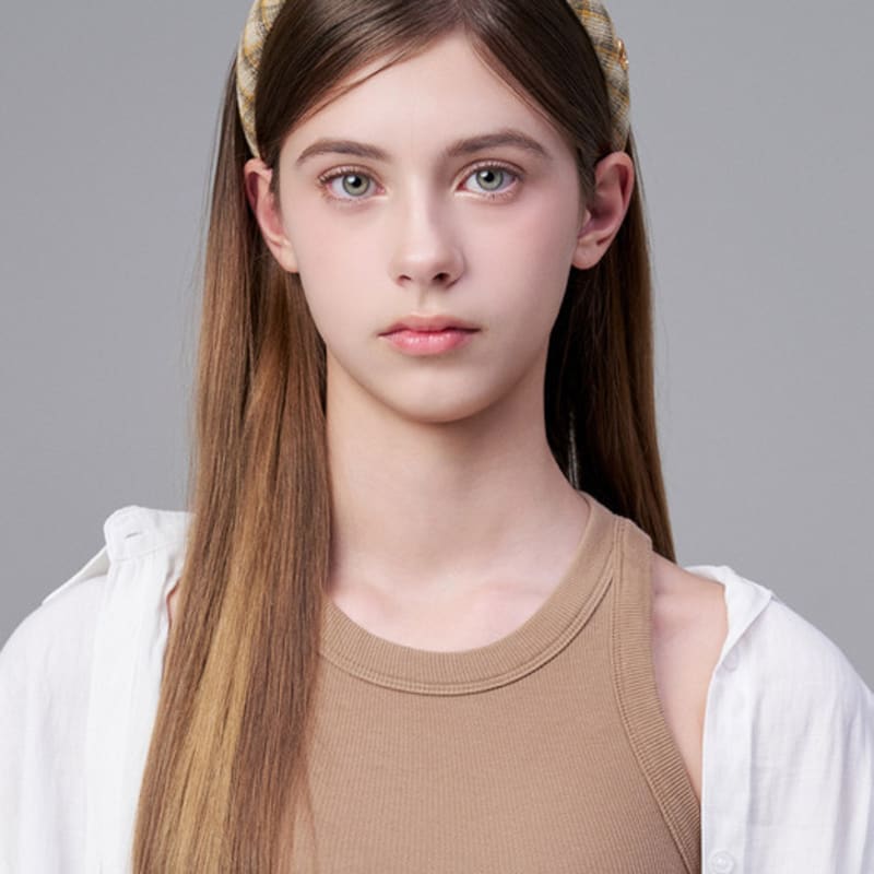 БЕЛЫЕ ПЕСКИ Фиолетовая этикетка Современная Ретро Клетчатая Повязка на голову Терни (3 цвета)