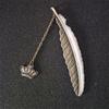 Student Girl Fashion Classics Odonate Leaves Lead Free Alloy Bookmark Gift Single