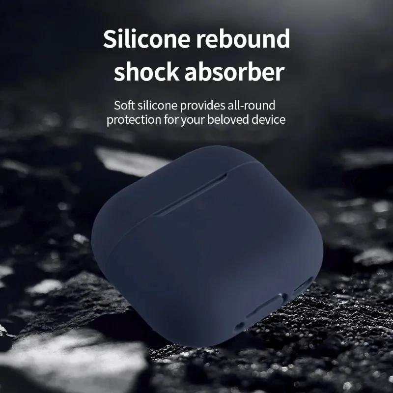Новый Чехол Для Для Airpods 4 Чехол Силиконовые Защитные Чехлы Для Airpods 3 2-го Поколения Fundas Беспроводные Наушники Аксессуар