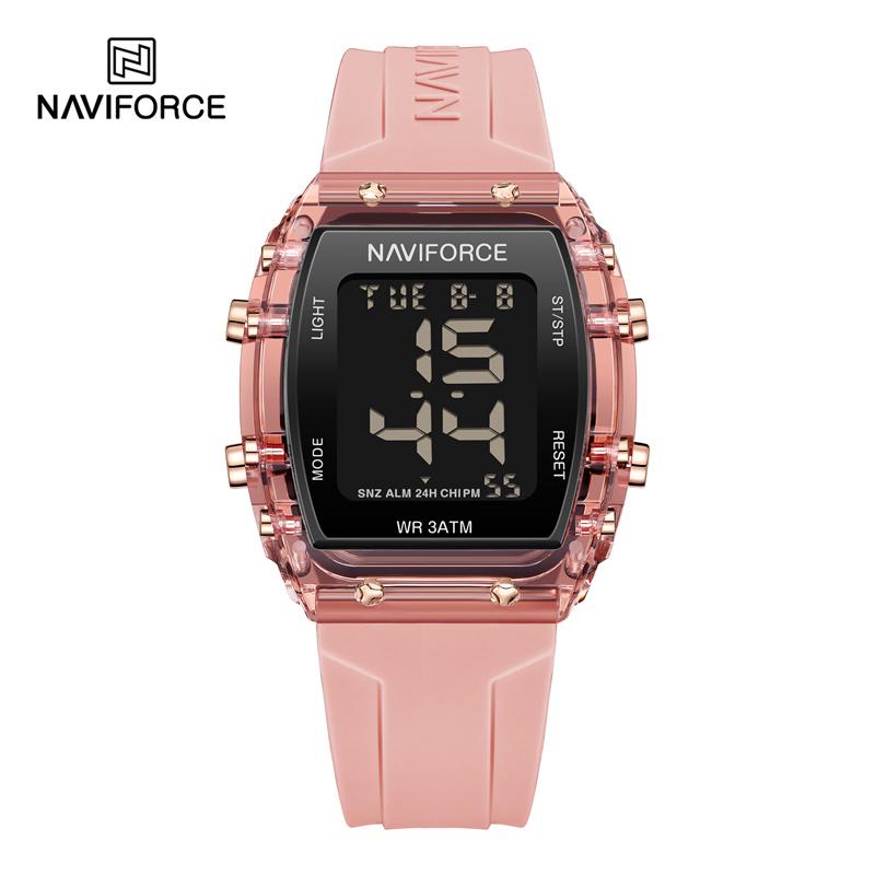 Naviforce Цифровые часы для мужчин, женщин, унисекс, водонепроницаемые наручные часы для детей, подарок 7102