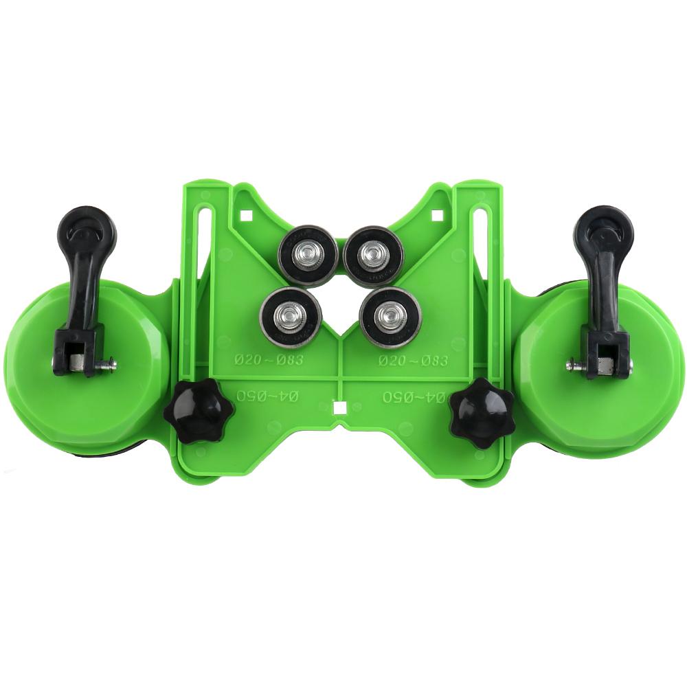 4-83 мм Локатор для сверления отверстий в стеклянной плитке Двойная присоска Направляющий локатор Отверстие для пуансона Направляющая для сверления Сверлит отверстие Центрирующее позиционирование