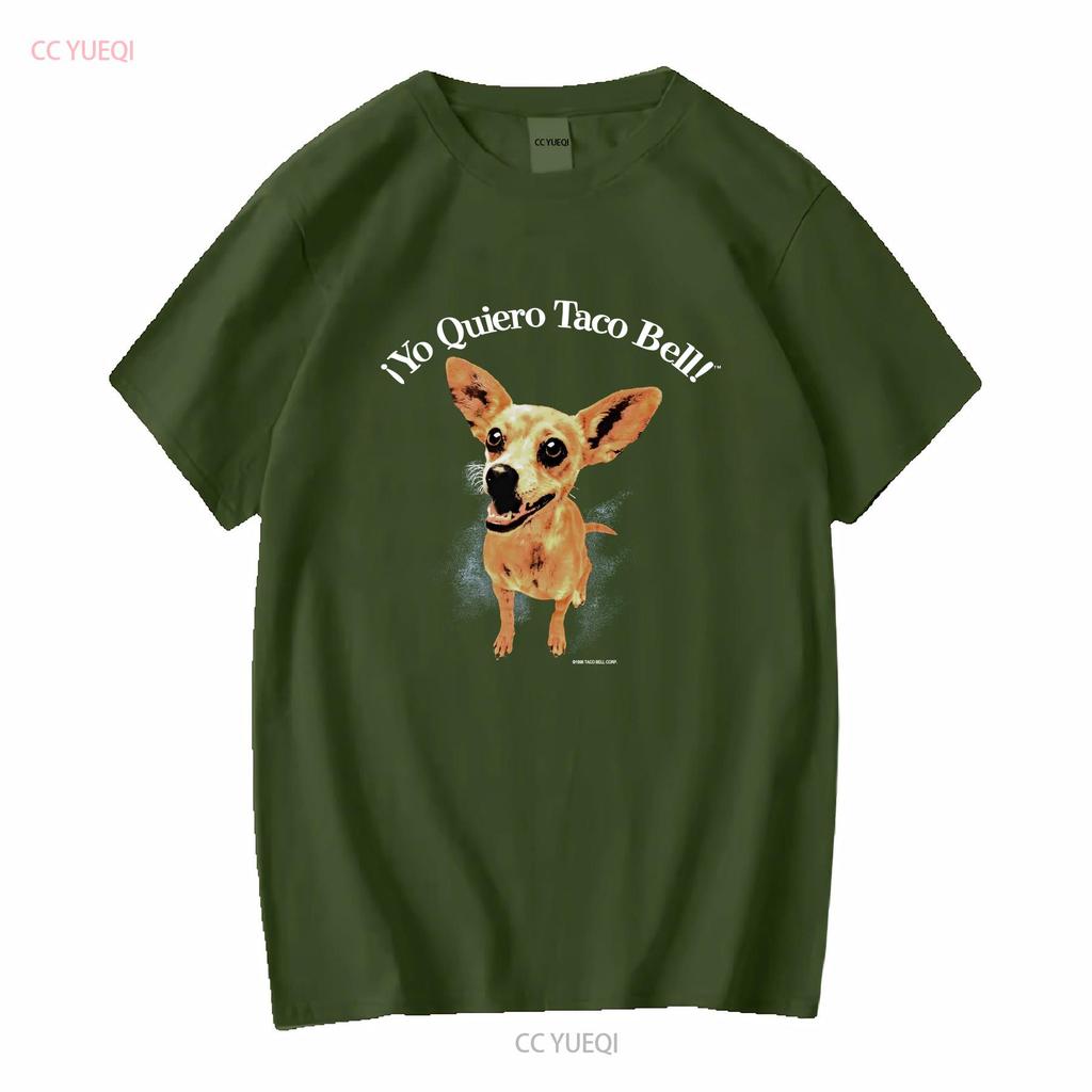 Rare Vintage 1998 Yo Quiero Taco Bell Restaurant Chihuahua Dog T Shirt Nice XL long or short sleeves vintage Washed Comfortable