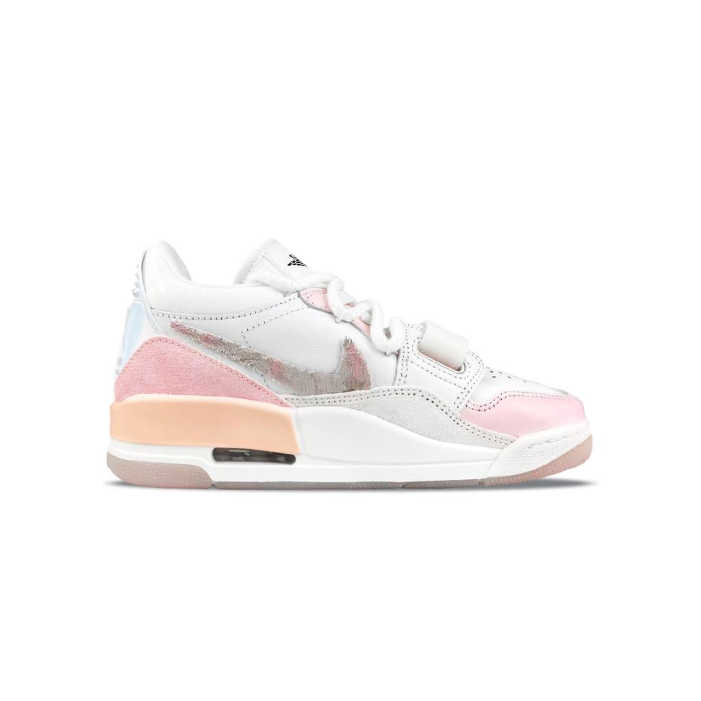 Jordan Legacy 312 Low WMNS CNY Abrasion Resistant Abrasion Resistant Mid top Vintage Basketball Shoes Unisex White Pink HF3182-100(Team401-)