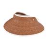 Helen Kaminski Mita Nutshell Sand Visor Sun Cap Hat50220