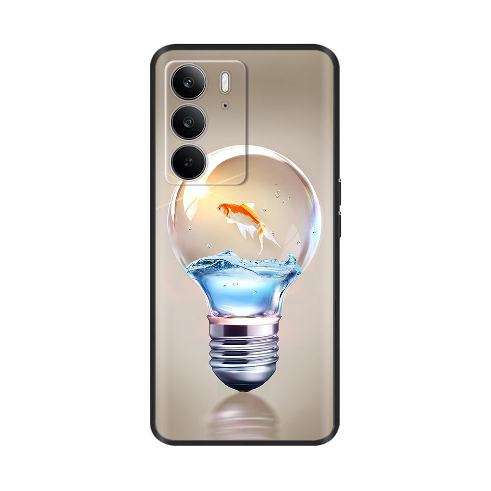 Для Realme 14x 5G Чехол Модный Цветок Мультфильм Мягкий Силикон Задняя Крышка Для Oppo Realme 14x 5G 14 X Чехлы Для Телефона Защитные Fundas