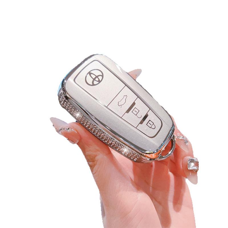 Toyota Key Cover: 8th Gen Levin, Camry, Corolla, Asia Dragon, Wildlander - Cartoon Design for Women