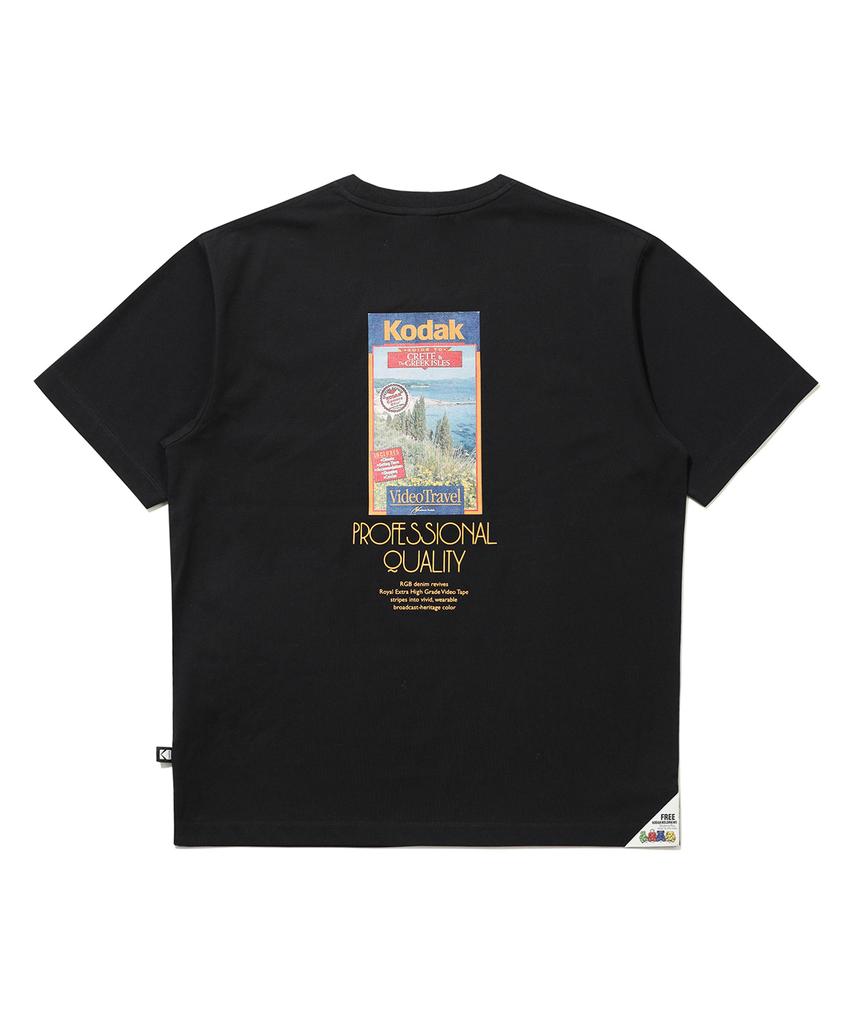 KODAK Rgb Aerocool Short Sleeve T-Shirt Black