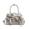 Shoulder Bag Fresh 2025 New Women's Bag Korean Version Fashion Bow New Portable Small Women's Bag Crossbody Shell Bag