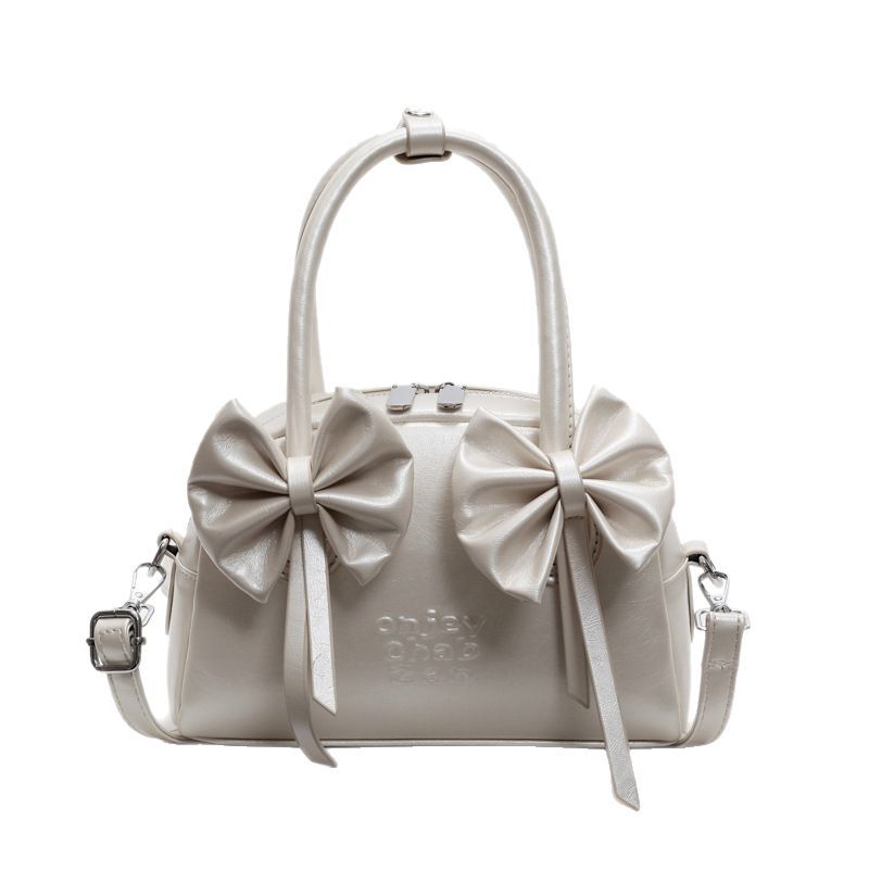 Shoulder Bag Fresh 2025 New Women's Bag Korean Version Fashion Bow New Portable Small Women's Bag Crossbody Shell Bag