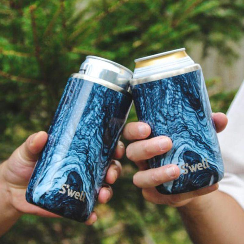 Swell Barware Slim Drink Chiller 350ml Azure Marble